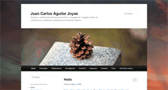 Desktop Screenshot of juancarlosaguilarjoyas.com